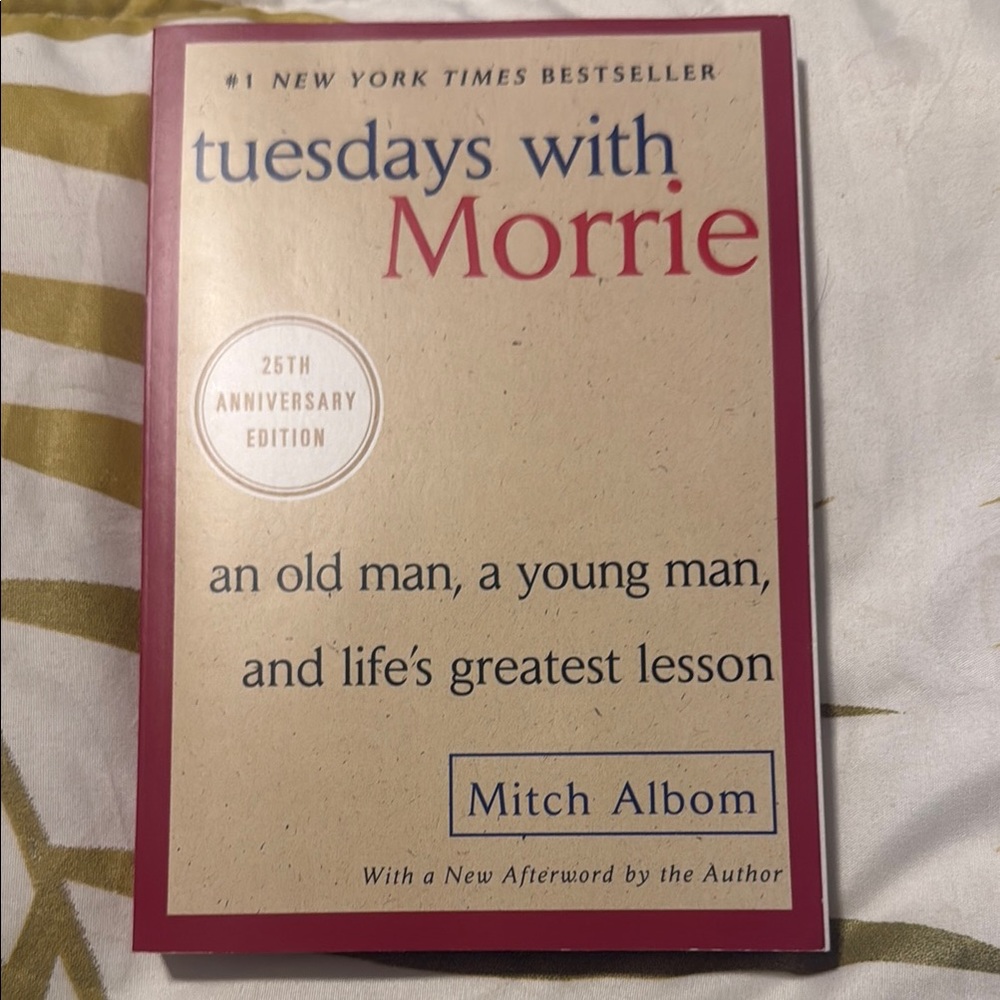 Tuesdays with Morrie Book